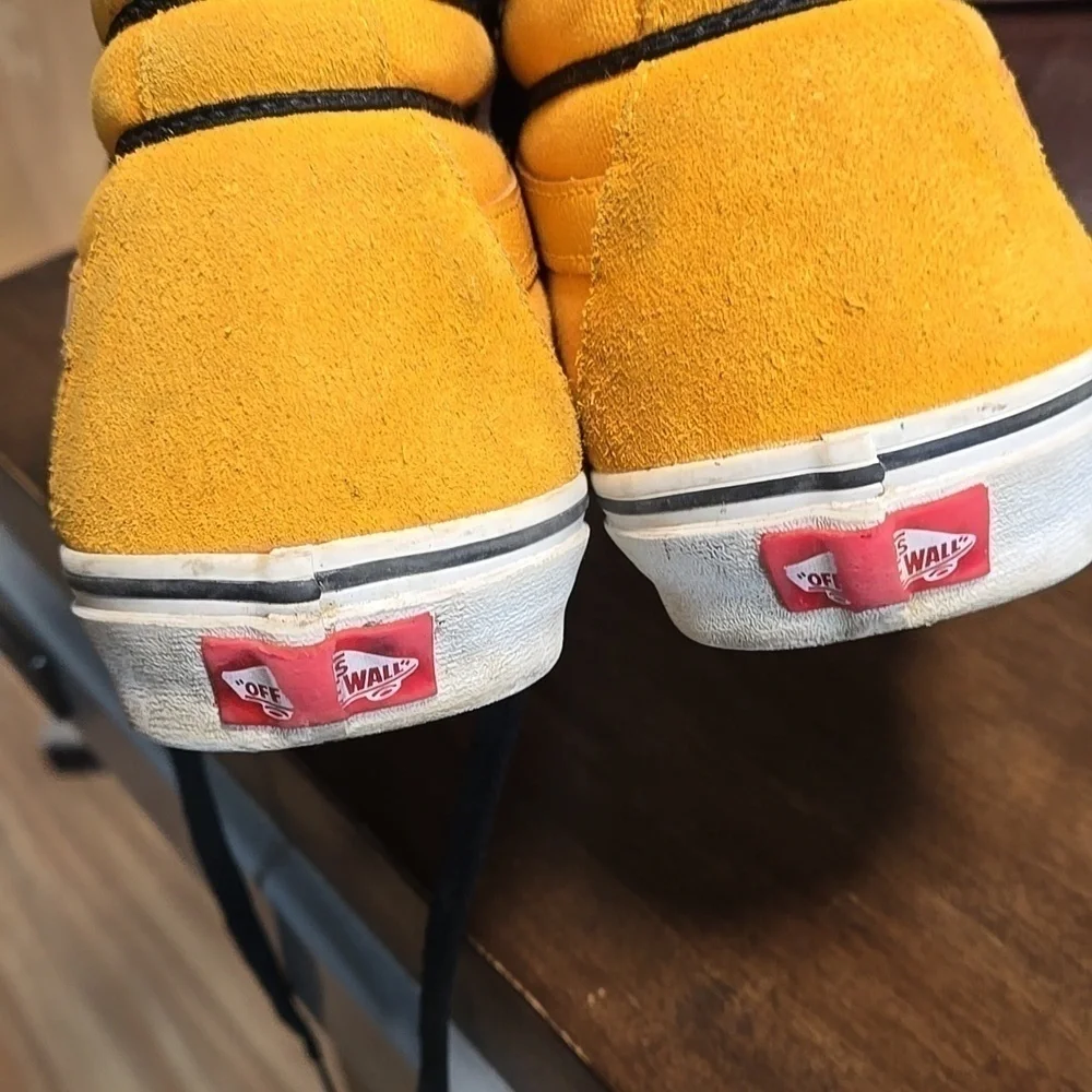 Vans yellow high